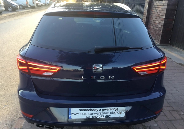 Seat Leon cena 52900 przebieg: 259000, rok produkcji 2018 z Warszawa małe 781